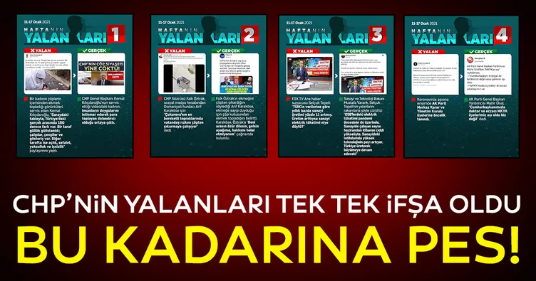 İşte CHP’nin yalanları! Tek tek ifşa oldu