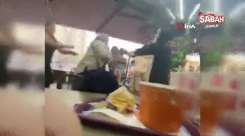 Samsun'da AVM'de iki kadının kavgası kamerada