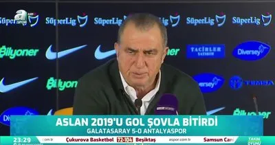 Galatasaray 5 - 0 Antalyaspor karşılaşması sonrası Fatih Terim’den flaş açıklamalar!