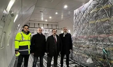 Frankfurt’tan 70 tonu aşkın acil yardım malzemesi Türkiye’ye doğru yola çıktı