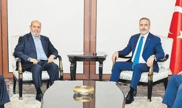 Bakan Fidan, Hamas heyetini kabul etti
