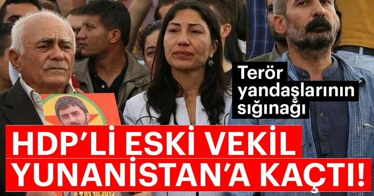 HDP’li Leyla Birlik Yunanistan’a kaçtı!