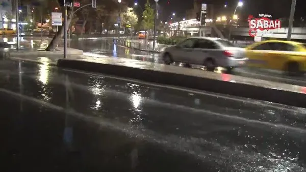 İstanbul Anadolu Yakası’nda sağanak yağış etkili oluyor | Video