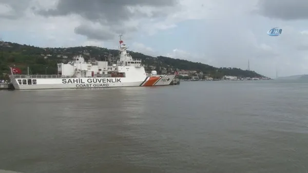 Çamura bulanan İstanbul Boğazı havadan görüntülendi