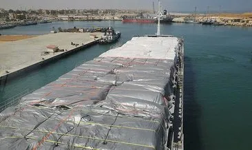 Türkiye’nin Gazze’ye gönderdiği insani yardım taşıyan 9. gemi Mısır’a ulaştı