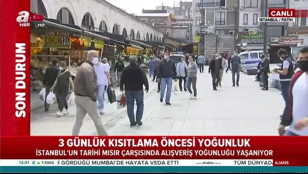 3 günlük sokağa çıkma yasağı öncesi İstanbul'da tehlikeli yoğunluk! | Video