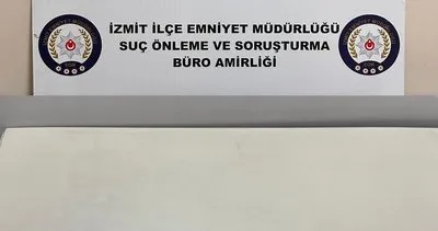 Çaldığı altınlar ile yakalandı! #kocaeli