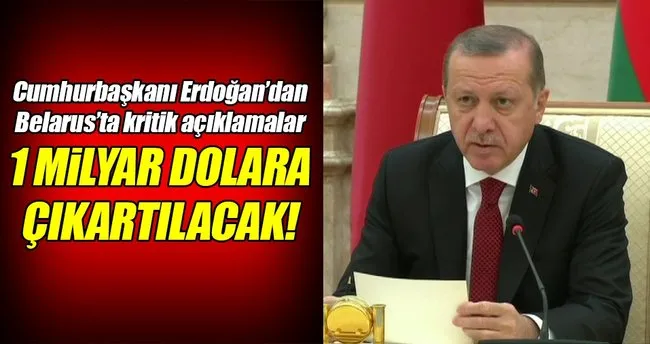 Cumhurbaşkanı Erdoğan’dan Belarus’ta kritik açıklamalar!