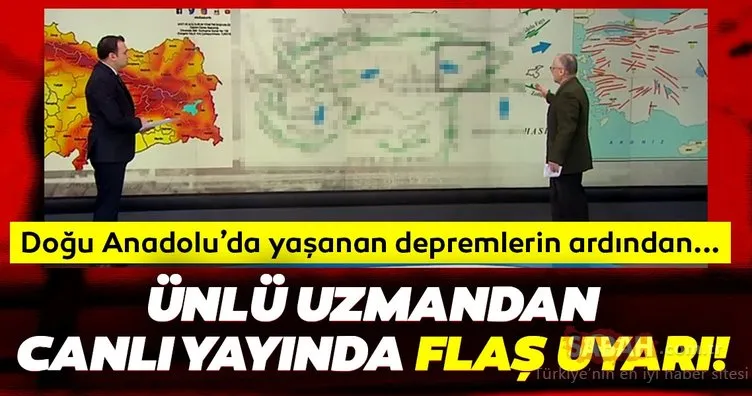 Son Dakika: Deprem uzmanı canlı yayında açıkladı! Doğu Anadolu’da yaşanan depremler büyük bir depremin habercisi mi?