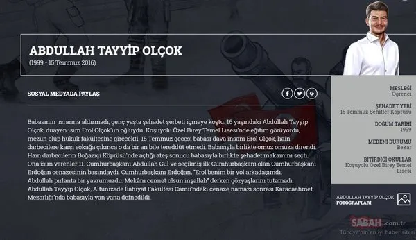 isim isim 15 temmuz demokrasi sehitleri