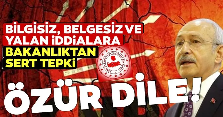 Kılıçdaroğlu'nun derneklerle ilgili iddialarına sert tepki: Özür dile