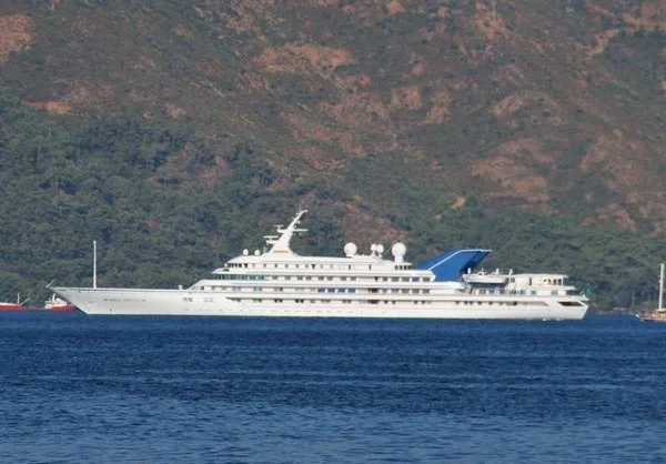 Lüks yat 'Prince Abdülaziz' Marmaris'te