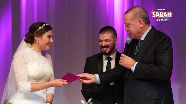 Başkan Erdoğan nikah şahidi oldu