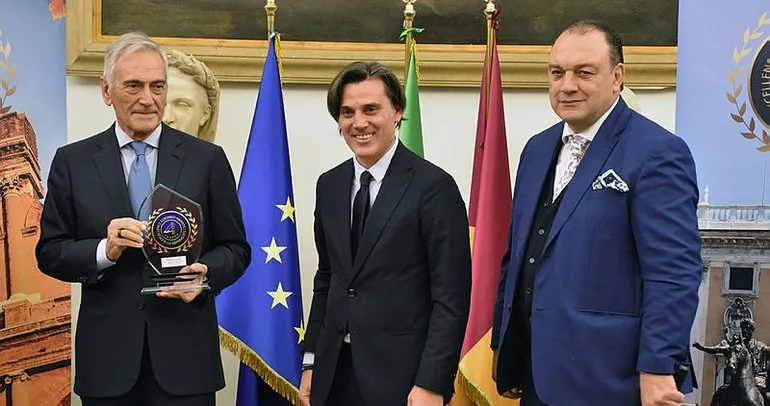 Büyükekşi ve Montella’ya İtalya’dan ödül