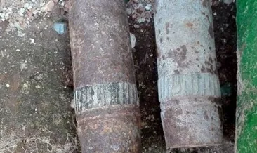 Manisa’da tarlada top mermisi bulundu