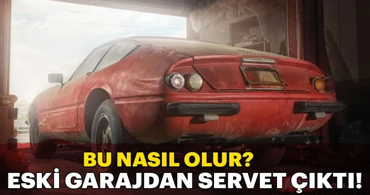 Garajdan servet çıktı!