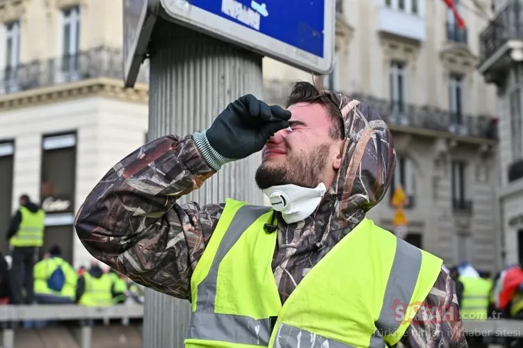 Fransa sokakları savaş alanı gibi