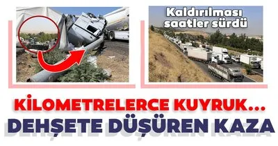 Son dakika haberi: Diyarbakır - Mardin Karayolu’nda dehşete düşüren kaza! Yol saatlerce trafiğe kapalı kaldı...
