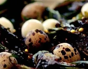 Kızarmış Ispanak Yaprağı