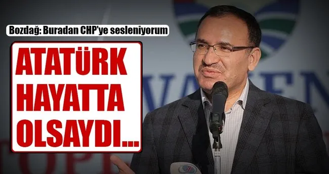 Adalet Bakanı Bozdağ CHP’ye seslendi
