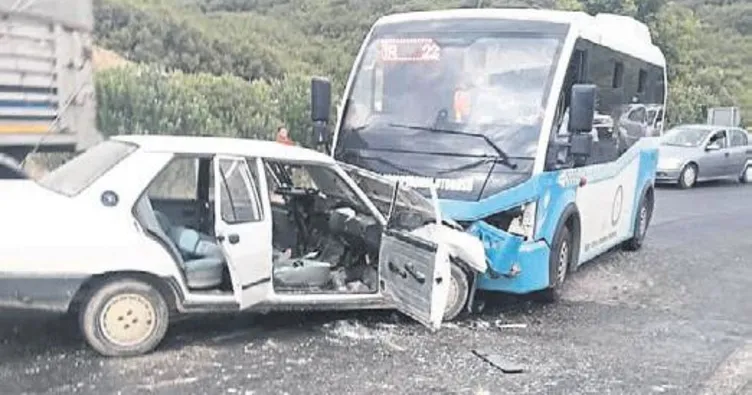 Manisa’da yollar kan gölüne döndü