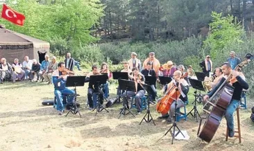 Köylüler klasik müzikle buluşuyor