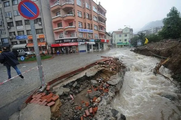 Giresun’da sel
