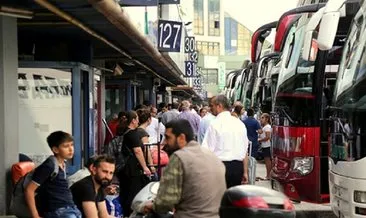 İstanbul’da otobüslerin gidiş-dönüş biletleri tükendi