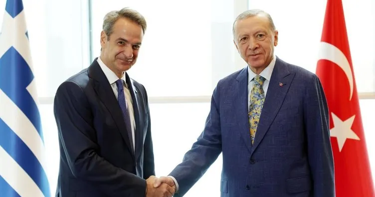 SON DAKİKA | Başkan Erdoğan Yunanistan Başbakanı Miçotakis ile görüştü