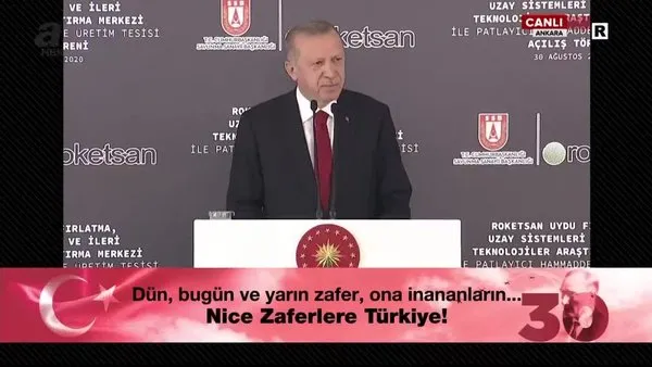 Son dakika | Cumhurbaşkanı Erdoğan'dan 'Roketsan Uzay Sistemleri Merkezi' açılış töreninde önemli açıklamalar