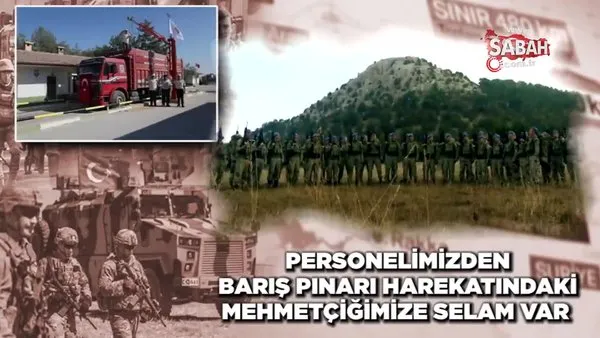 Tarım ve Orman Bakanlığı personelinden Mehmetçiğe asker selamı