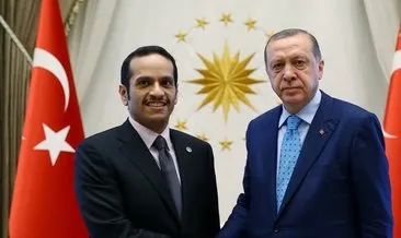 Son dakika haberi: Başkan Erdoğan, Katar Dışişleri Bakanı’nı kabul etti