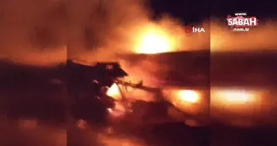 Suriye’de 2 akaryakıt tankeri çarpıştı: 1 ölü, 3 yaralı | Video
