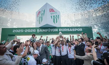 Bursaspor şampiyonluk kupasına kavuştu!