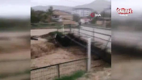 Sivas’ta sağanak yağış taşkınlara neden oldu | Video