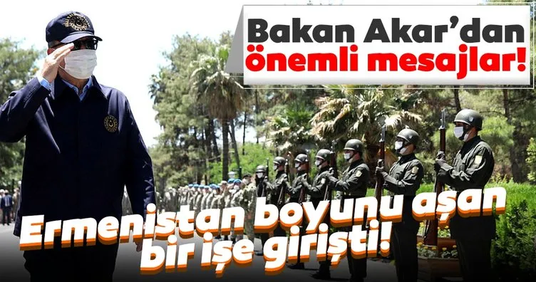 Son dakika: Milli Savunma Bakanı Hulusi Akar'dan Ermenistan'a çok sert sözler: Boylarını aşan bir işe giriştiler...