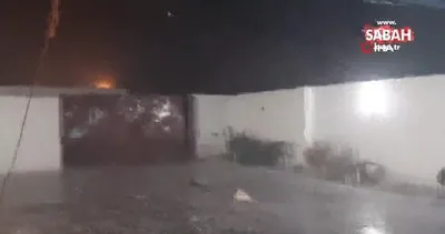 Libya’da ceviz büyüklüğünde dolu yağdı | Video