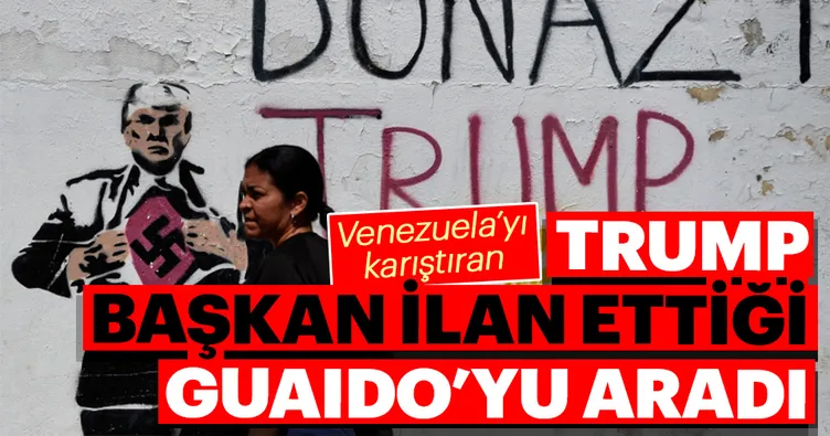 ABD Başkanı Trump Guaido’yu aradı