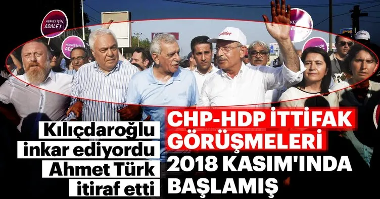 CHP-HDP ittifak görüşmeleri 2018 Kasım’ında başlamış