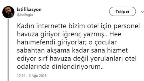 Otel Sahibinden Musteriye Insanlik Dersi Sabah