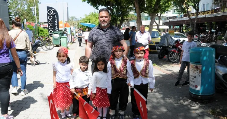 Alanya’da 23 Nisan coşkusu