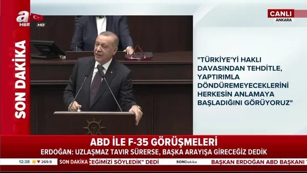 Cumhurbaşkanı Erdoğan'dan AK Parti Grup Toplantısında önemli açıklamalar
