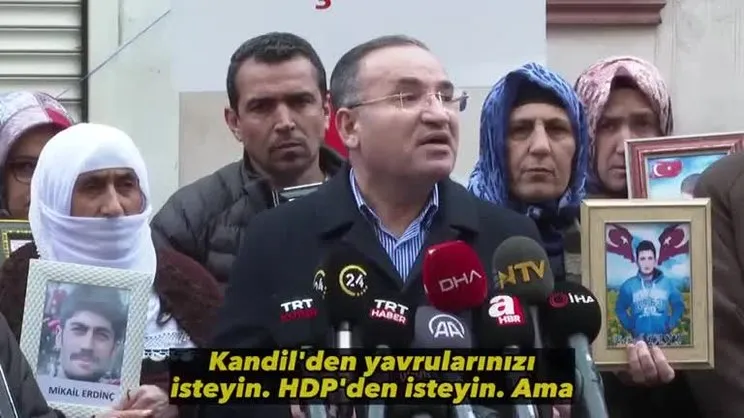 Bakan Bozdağ, Diyarbakır annelerini ziyaret etti: Kılıçdaroğlu'ndan yavrularınızı isteyin