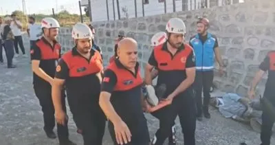 Şanlıurfa'da göçük! 4 işçi yaralandı #sanliurfa