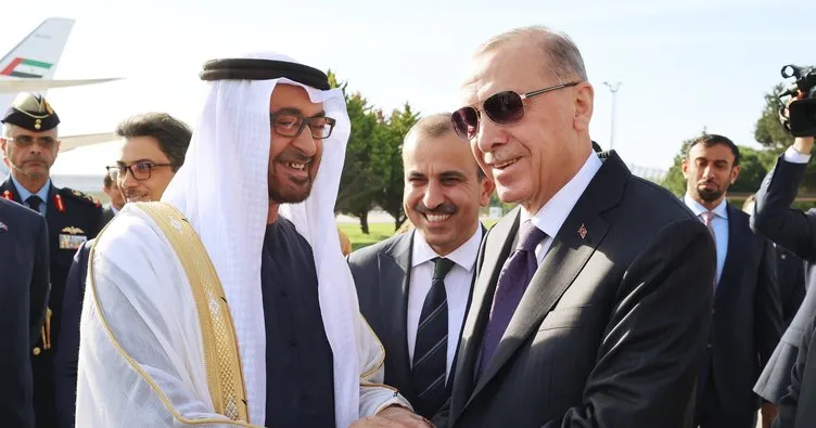 Başkan Erdoğan BAE Devlet Başkanı Muhammed bin Zayed el Nahyan ile görüştü