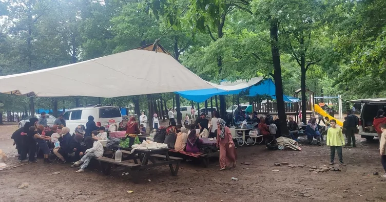 Yağmura rağmen birlik beraberlik