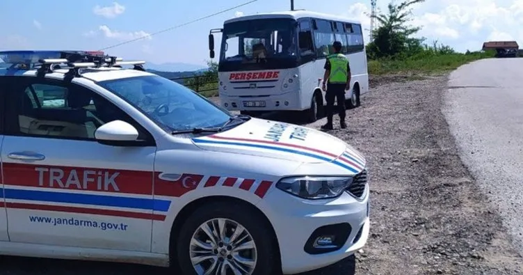 İl Jandarma Komutanlığı’ndan trafik denetimi