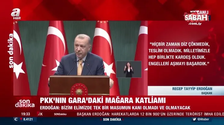 Başkan Erdoğan'dan Kılıçdaroğlu'na sert tepki: Tamamı yalan olan bir sürü zırvayı arka arkaya sıraladı | Video