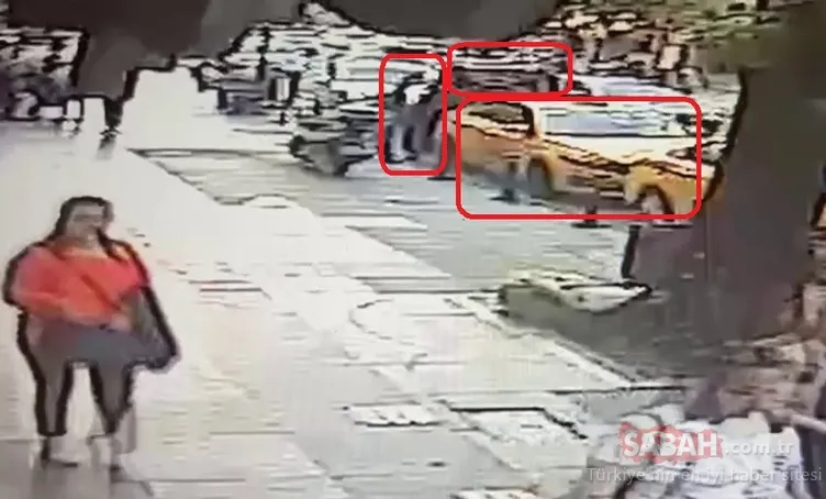 Can Atay’ın taksi kavgası! Çarptığı aracı böyle yumrukladı