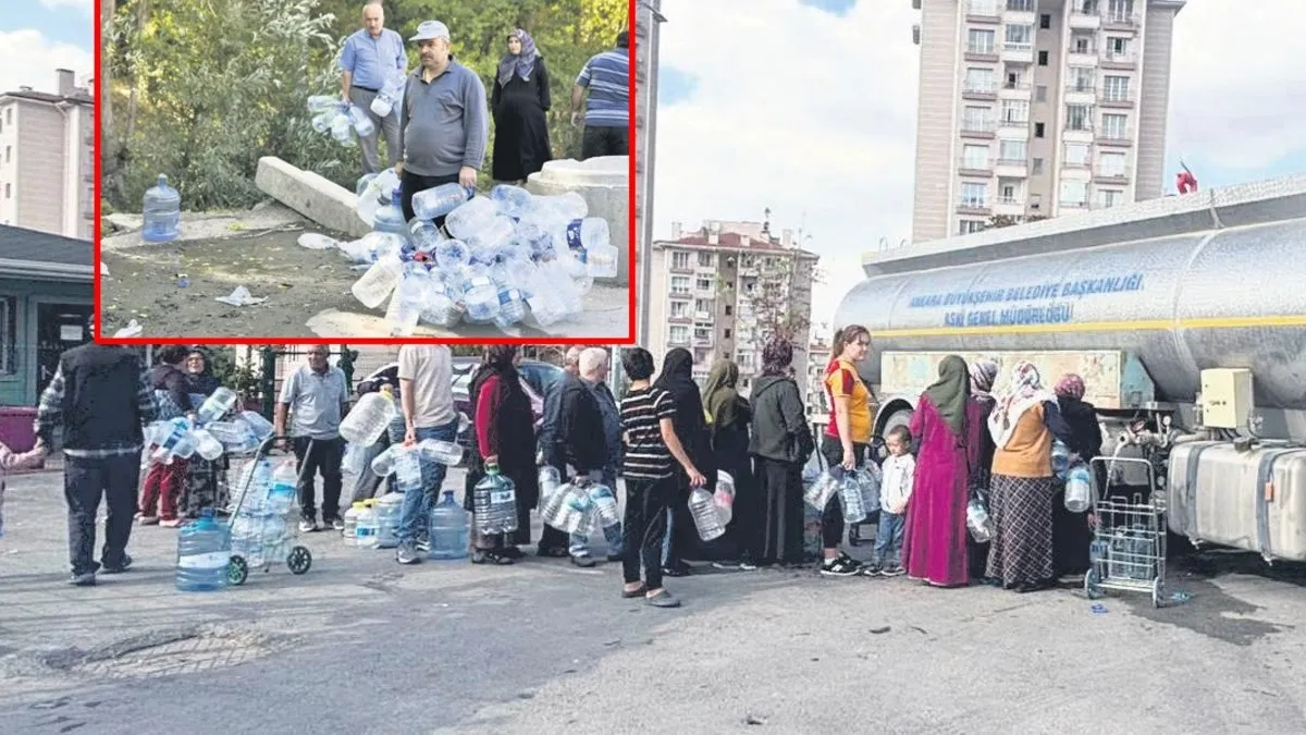 CHP’li belediyelerde su krizi: Vatandaşlar çeşmelerden su temin ediyor